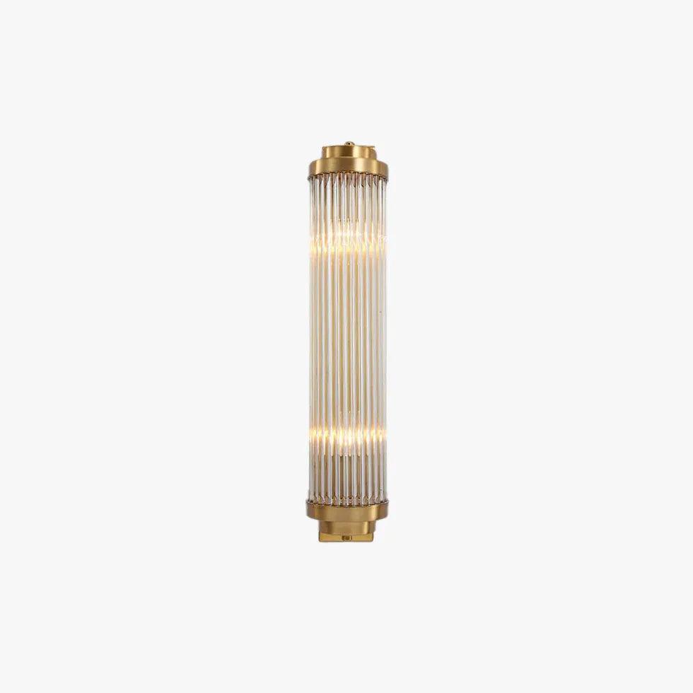 Fluted Glass Wall Light Bedroom Modern - Clowas