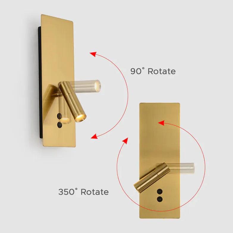 Matte Yellow Wall Reading Lamp - Clowas