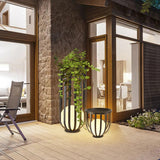 Spherical Iron Lantern Outdoor Floor lamps - Clowas
