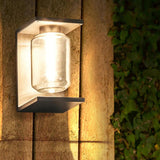 Glass Cylinder Outdoor Wall Light - Clowas
