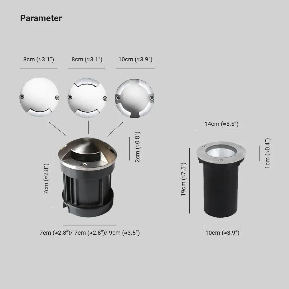 Round Ground Led Outdoor Lights - Clowas