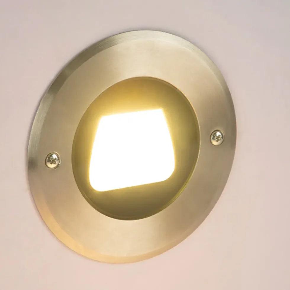 Round Recessed Step Outdoor Lights - Clowas