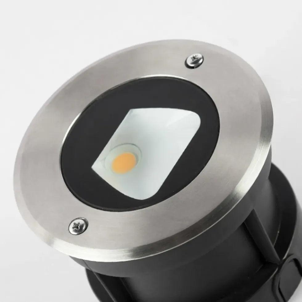 Round Recessed Step Outdoor Lights - Clowas