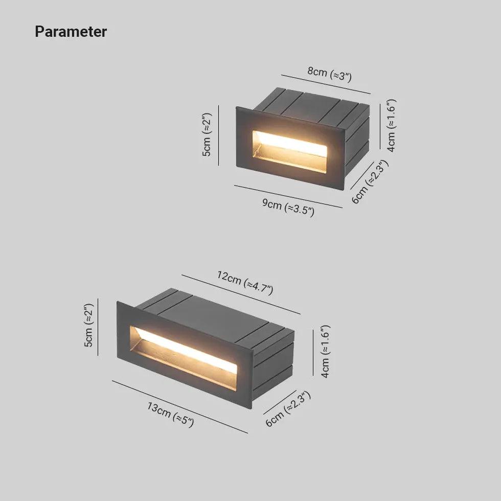 Black Led Sensor Brick Lights - Clowas