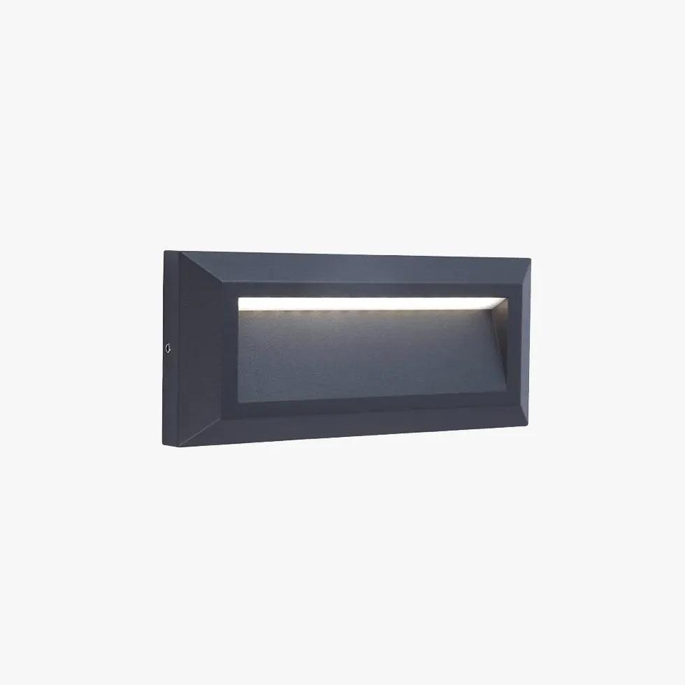 Recessed Garden Wall Lights Black - Clowas