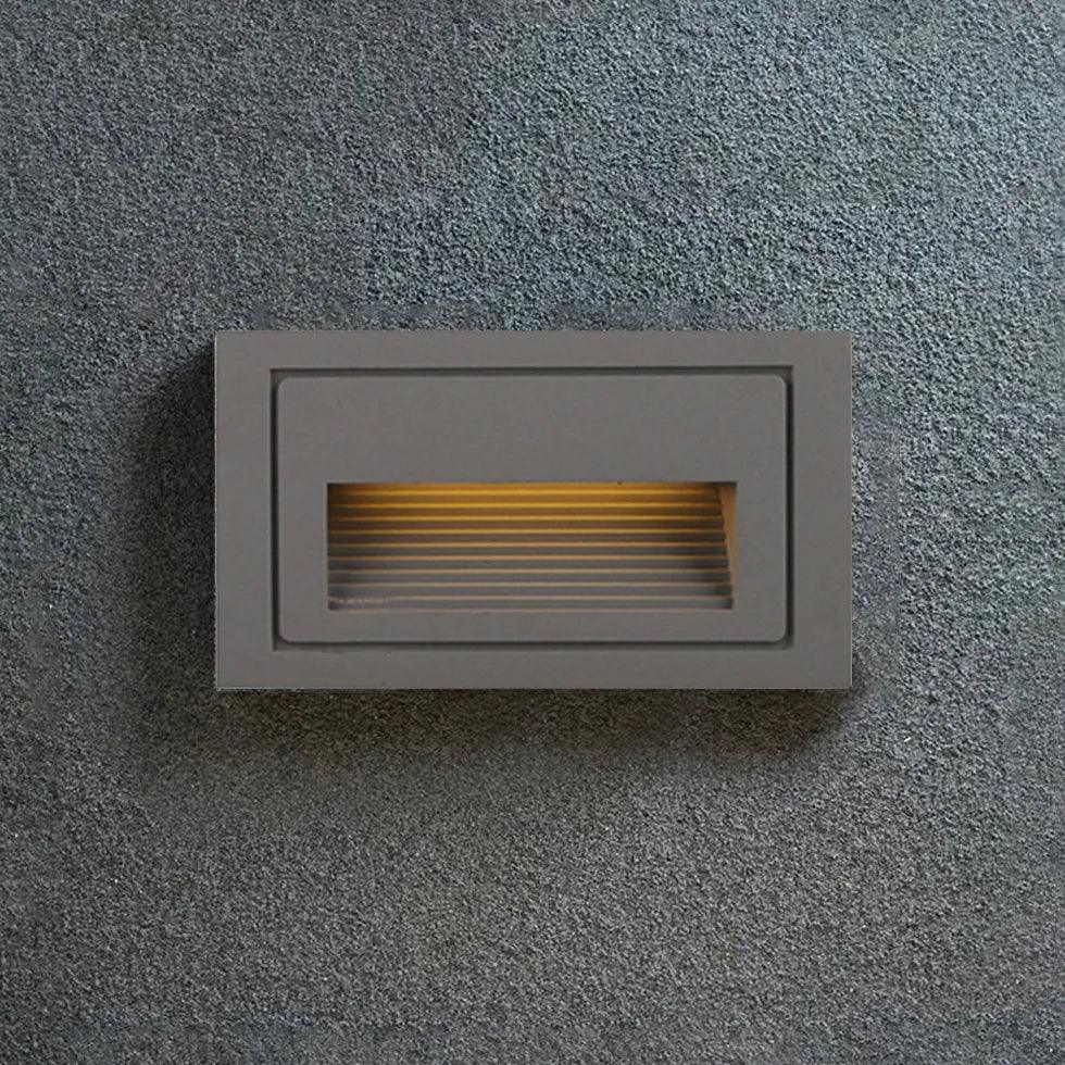 Geometric Recessed LED Step Outdoor Lights - Clowas
