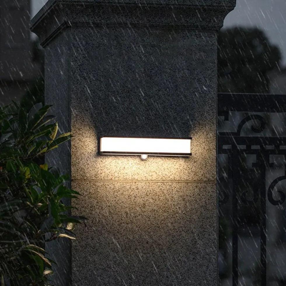 Square Motion Sensor Outdoor Wall Light - Clowas