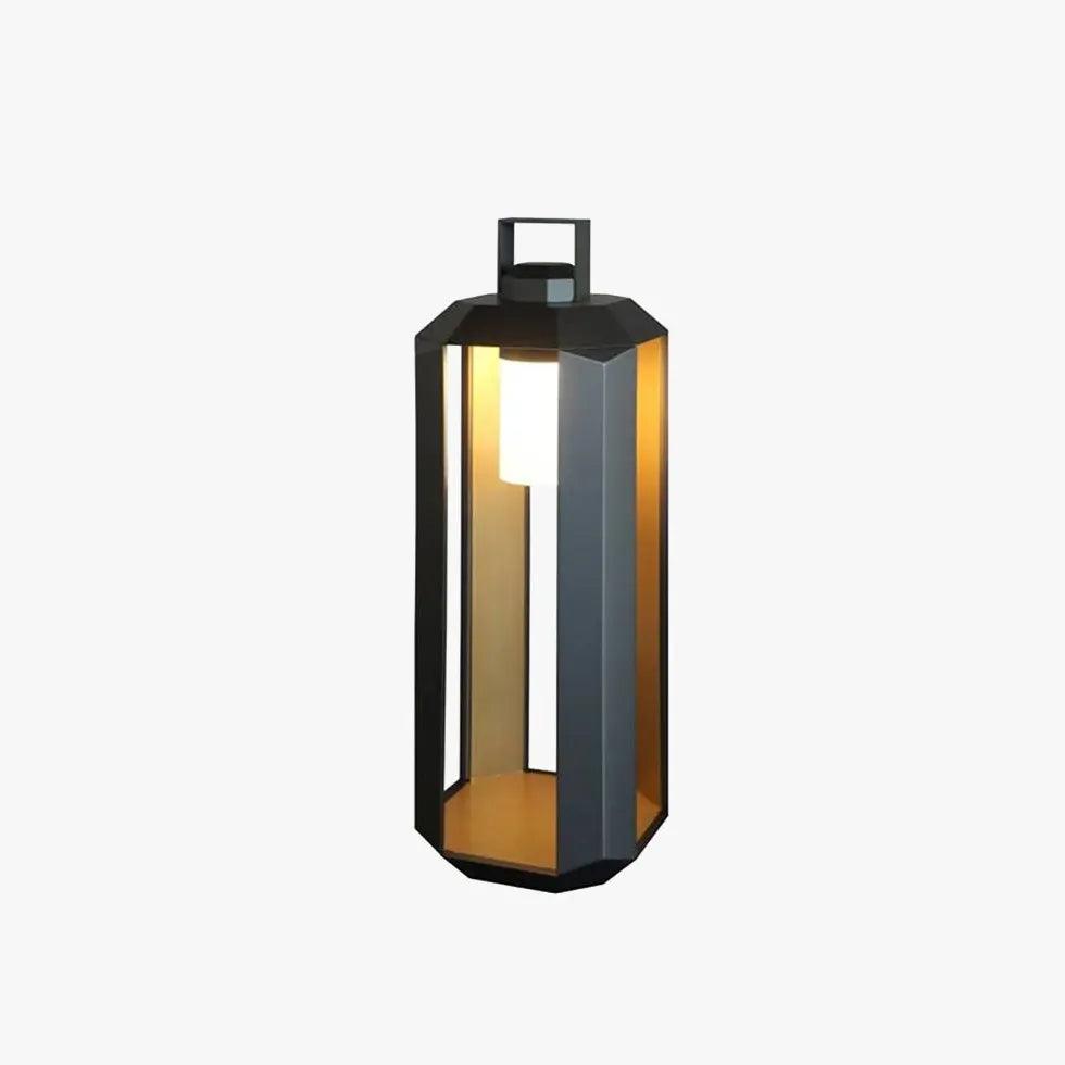 Hexagonal Handle Lantern Outdoor Floor lamps - Clowas