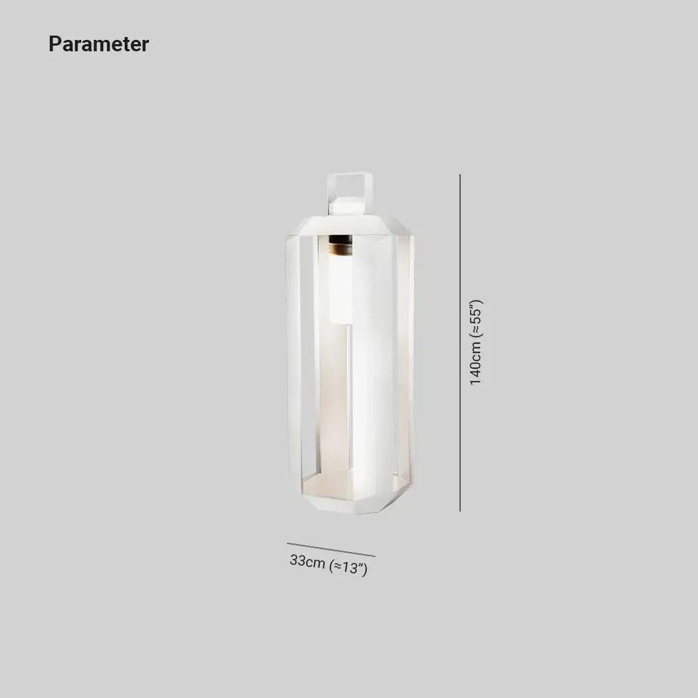 Hexagonal Handle Lantern Outdoor Floor lamps - Clowas