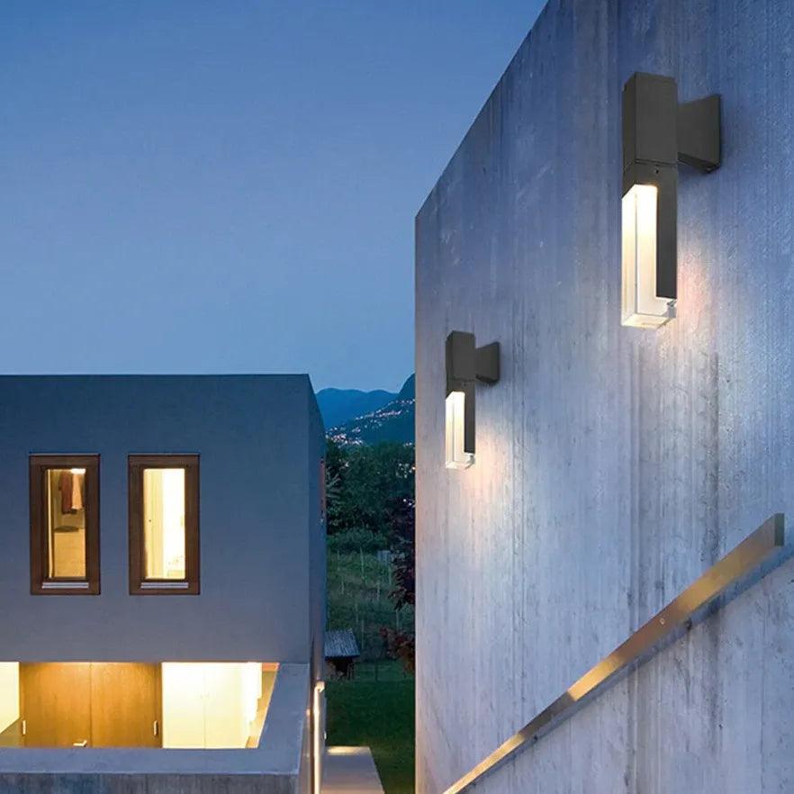 Modern Vertical Outdoor Up and Down Wall Lights - Clowas