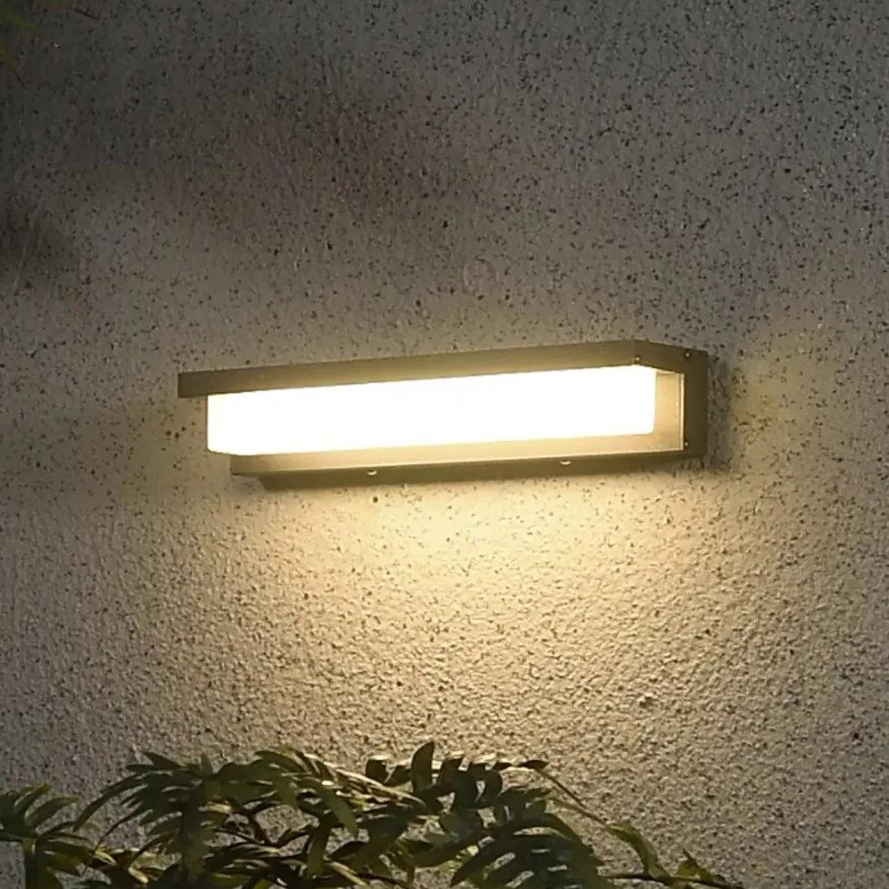 Rectangula Led Modern Outdoor Wall Lights - Clowas