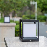 Cube Modern Outdoor Pillar Lights - Clowas