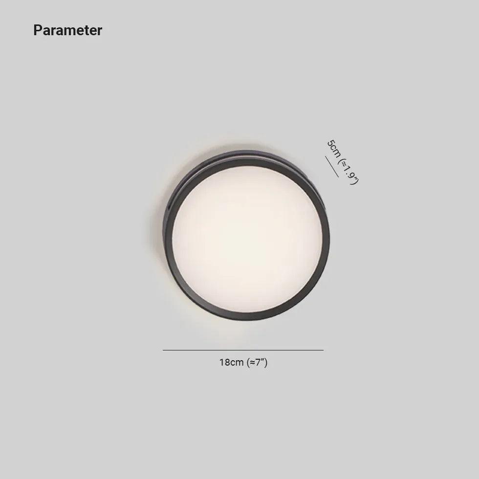 Round Led Waterproof Outdoor Wall Lights - Clowas