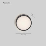 Round Led Waterproof Outdoor Wall Lights - Clowas