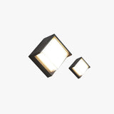 outdoor square wall lights black - Clowas