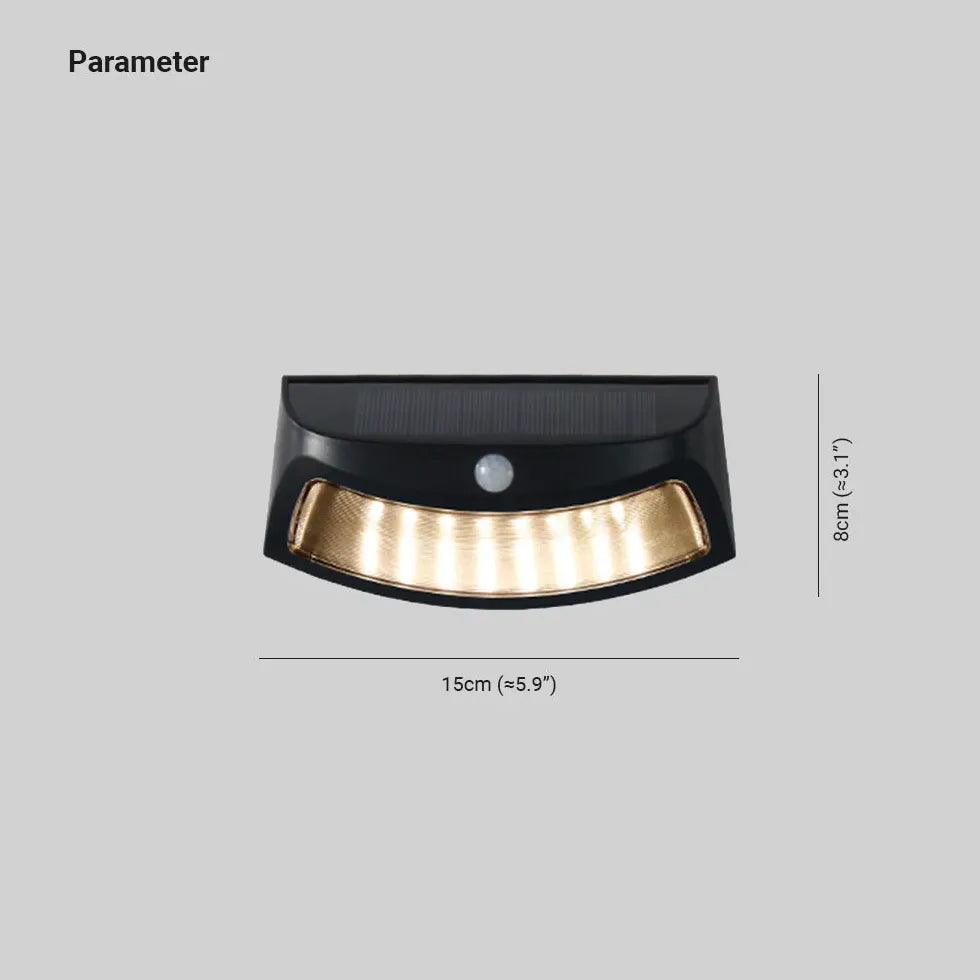 Copper Exterior Wall Lights with Solar Sensor - Clowas