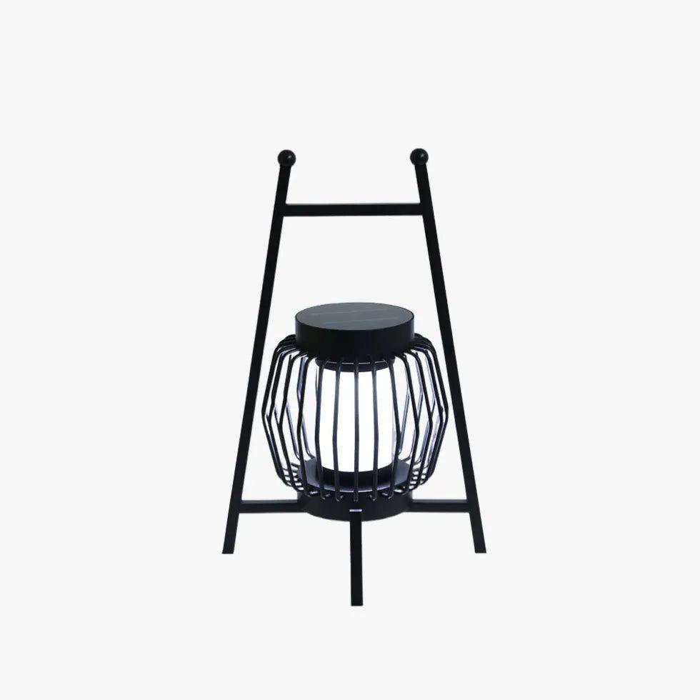 Lantern Black Solar Outdoor Floor lamps - Clowas