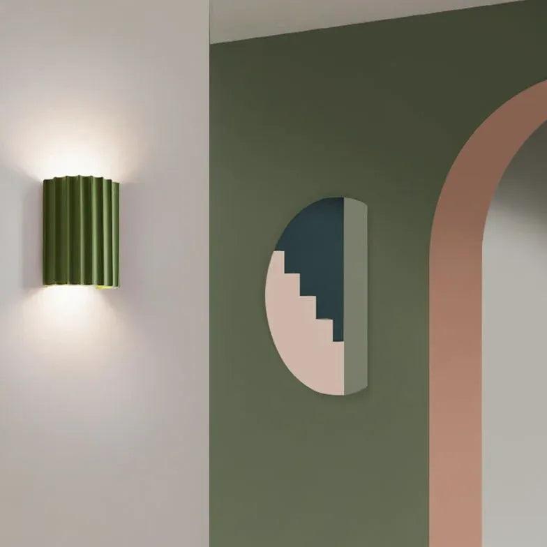 Half-Circle Resin Up and Down Lights - Clowas