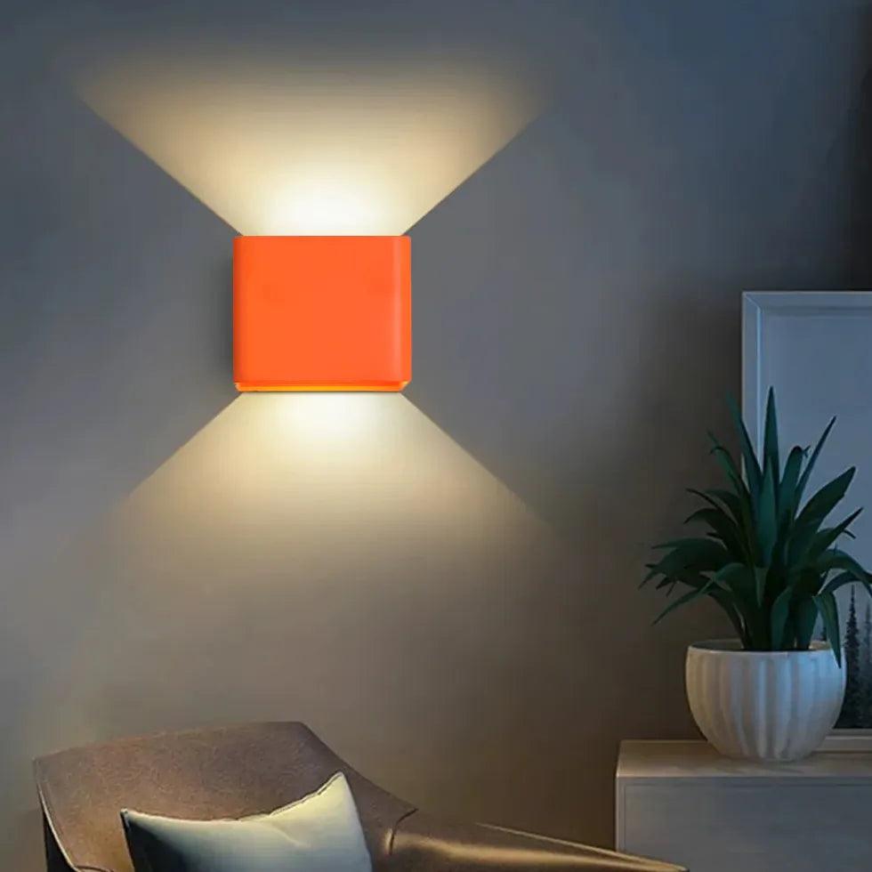 yellow wall light up and down led - Clowas