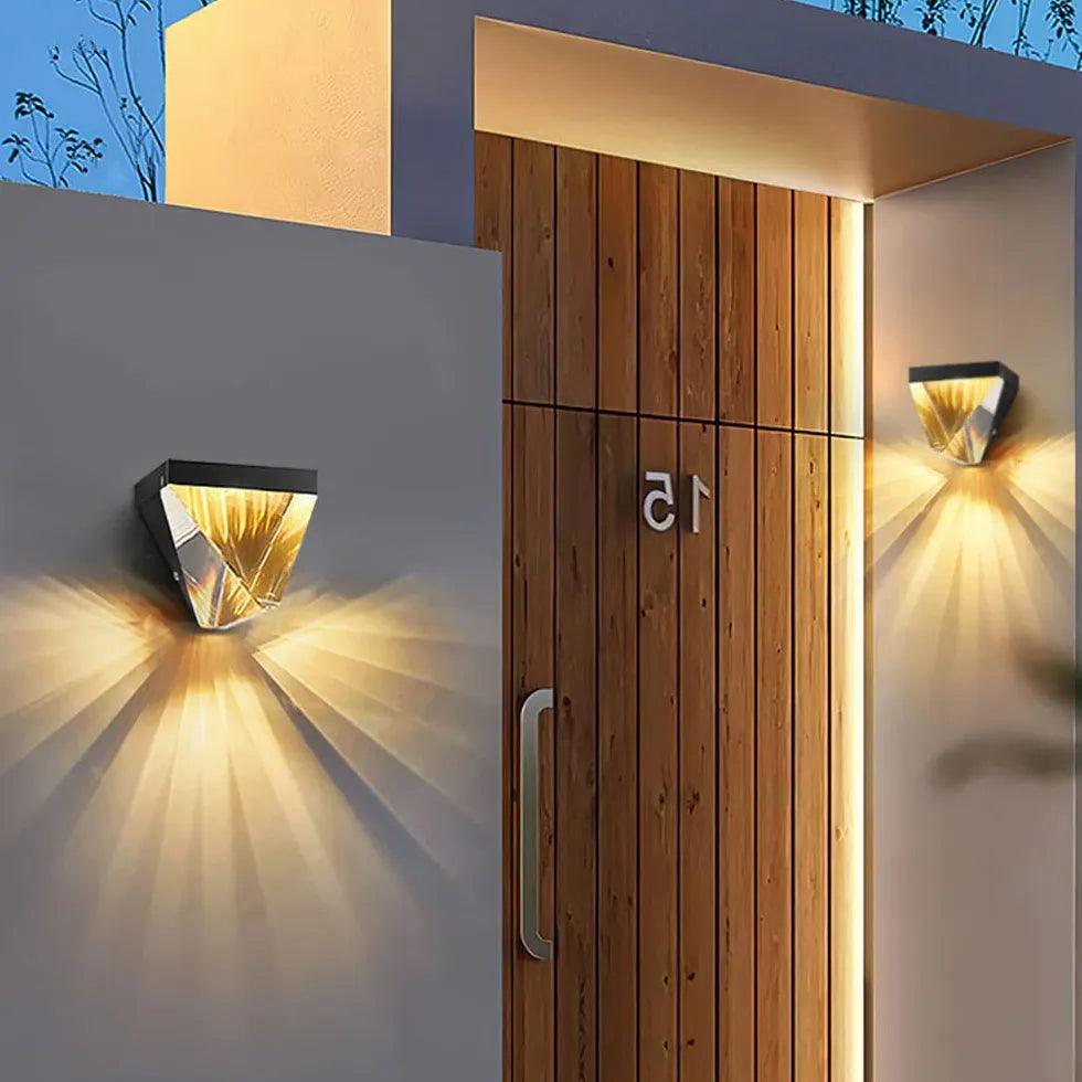 Diamond Crystal Modern Outdoor Wall Lights - Clowas
