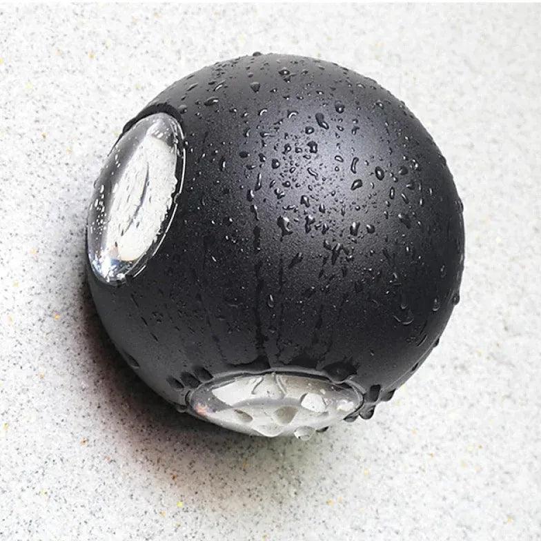 outdoor globe wall light black - Clowas