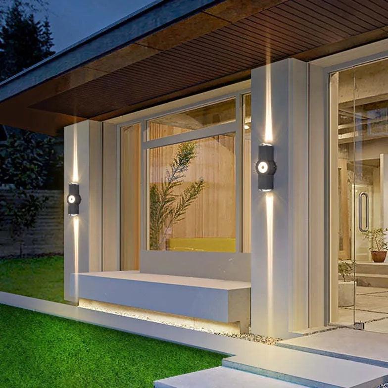 Outdoor Led Black Up and Down Lights - Clowas