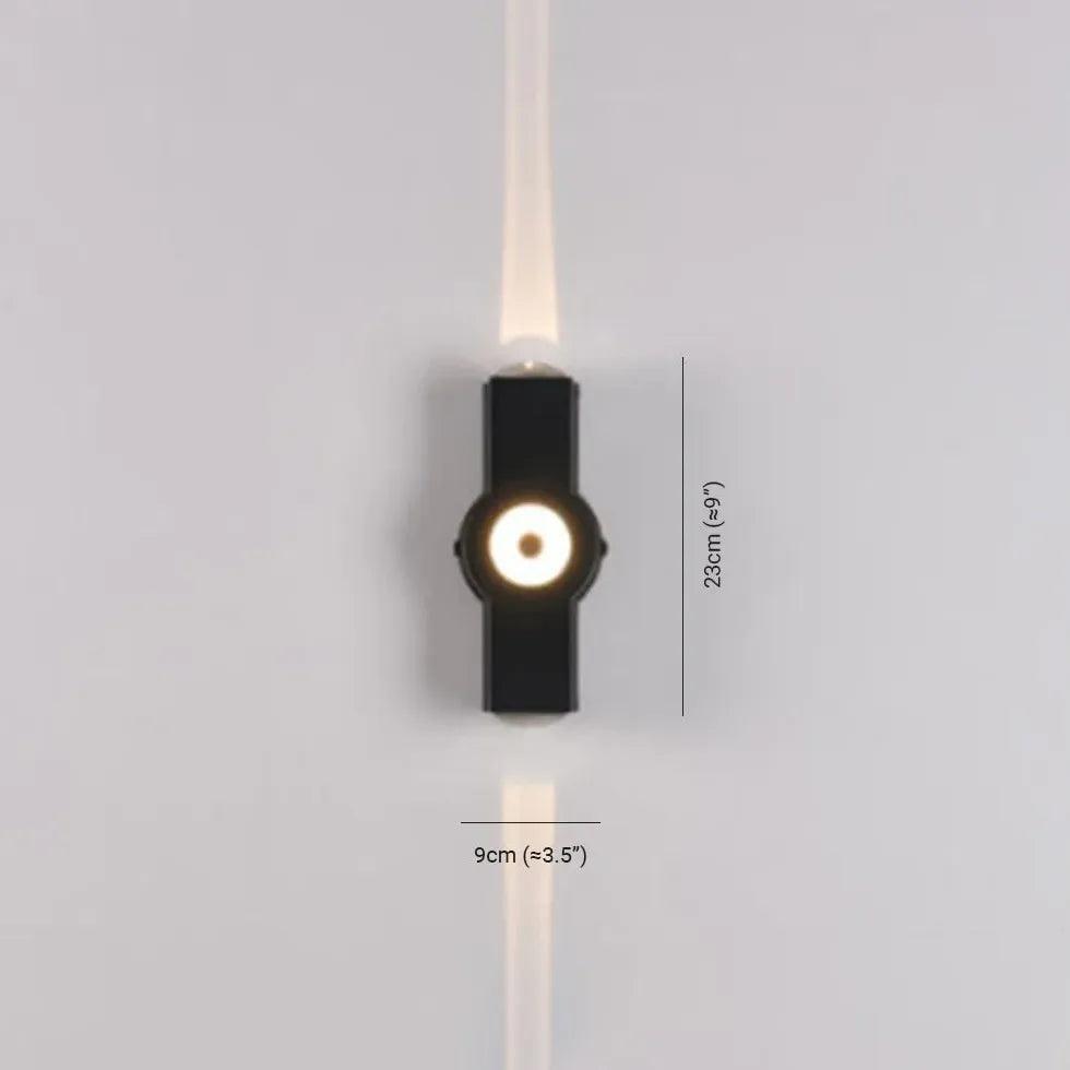 Outdoor Led Black Up and Down Lights - Clowas