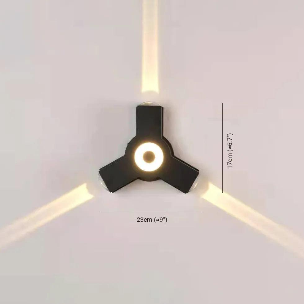 Outdoor Led Black Up and Down Lights - Clowas