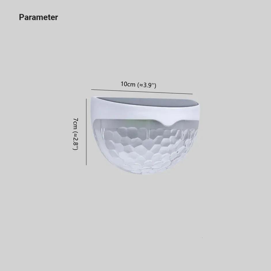 Shell Sensor Solar Outdoor Wall Lamp - Clowas