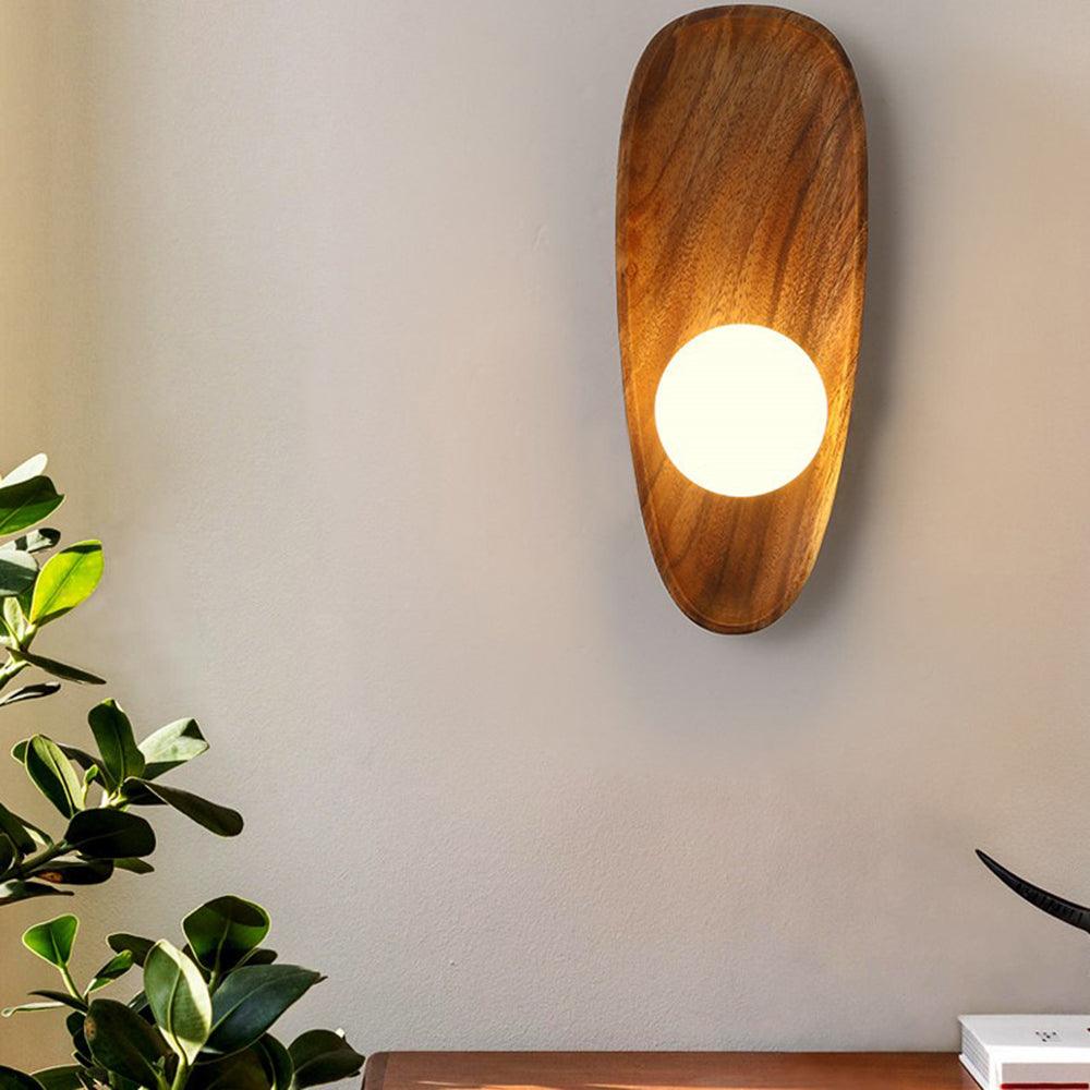 Modern Wooden Wall Light for Bedroom