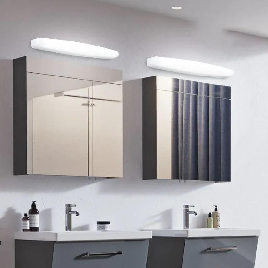 Oval White Led Bathroom Mirror Lights - Clowas