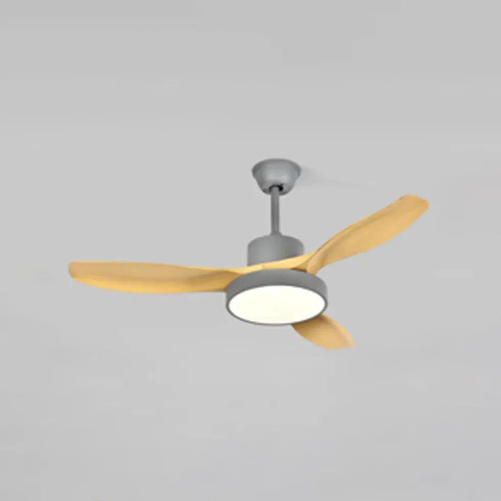 Grey LED Modern Ceiling Fan with Light - Clowas