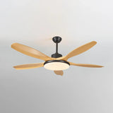 Yellow Bedroom LED Ceiling Fan with Light - Clowas
