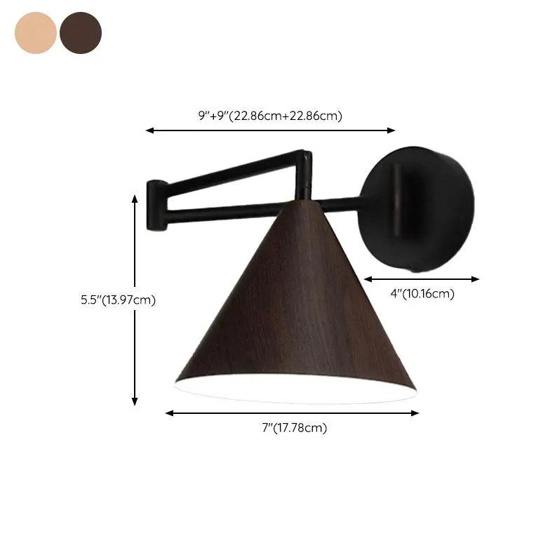 Adjustable Cone Bedroom Wall Lights - Clowas
