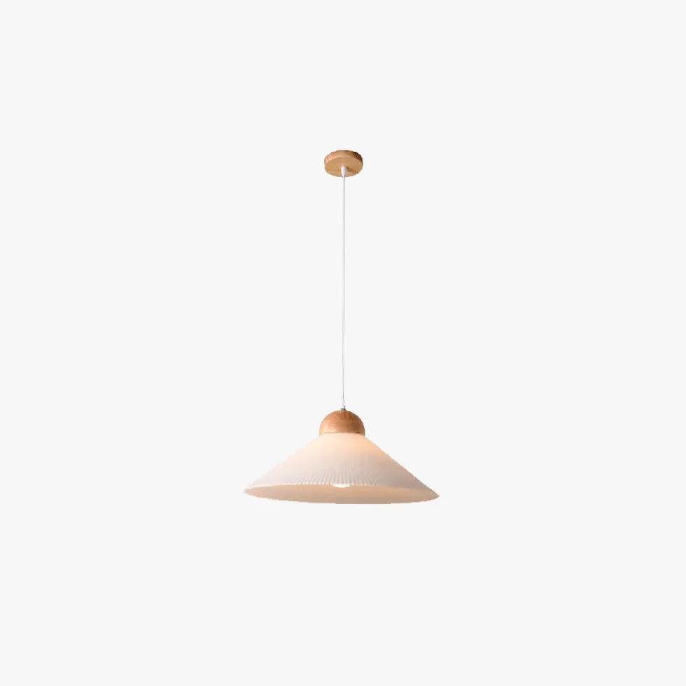 Umbrella-Shaped Wooden Modern Pendant Light - Clowas