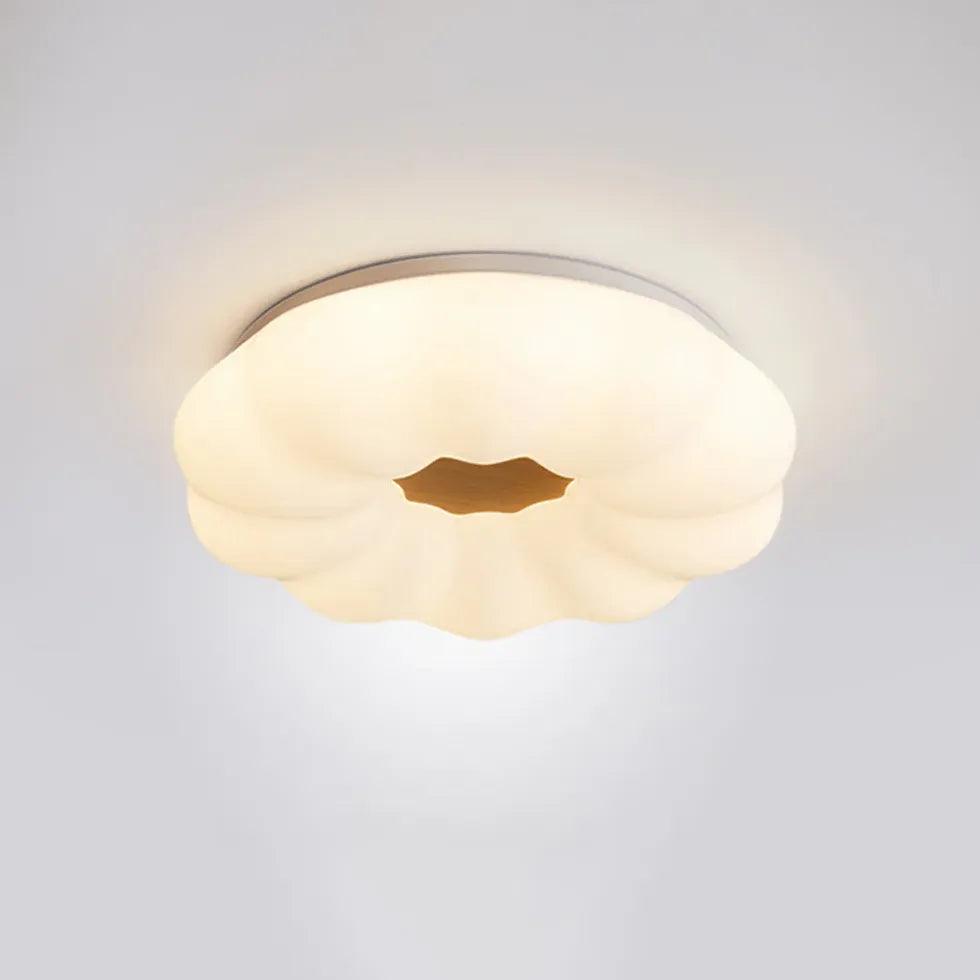Cloud Cotton Bedroom White Flush Ceiling Lights - Clowas