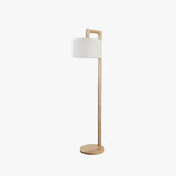 Oval Shaped Soft Light Wooden Floor Lamp - Clowas