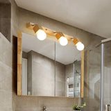 Square Globe Wooden Bathroom Spotlights - Clowas