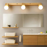 Square Globe Wooden Bathroom Spotlights - Clowas