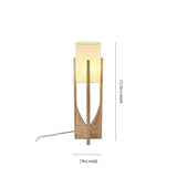 Wooden Frame Square Modern Floor Lamp - Clowas