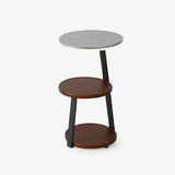 Circular Desktop Floor Lamp with Table - Clowas