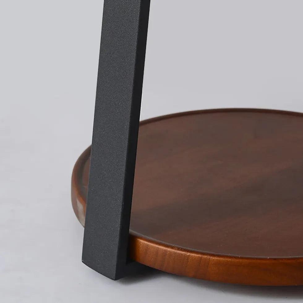 Circular Desktop Floor Lamp with Table - Clowas