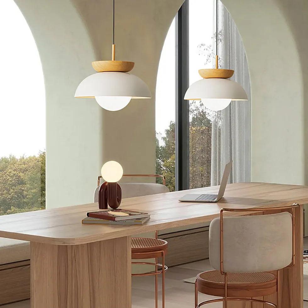 Double Hemisphere LED Modern Pendant Light - Clowas