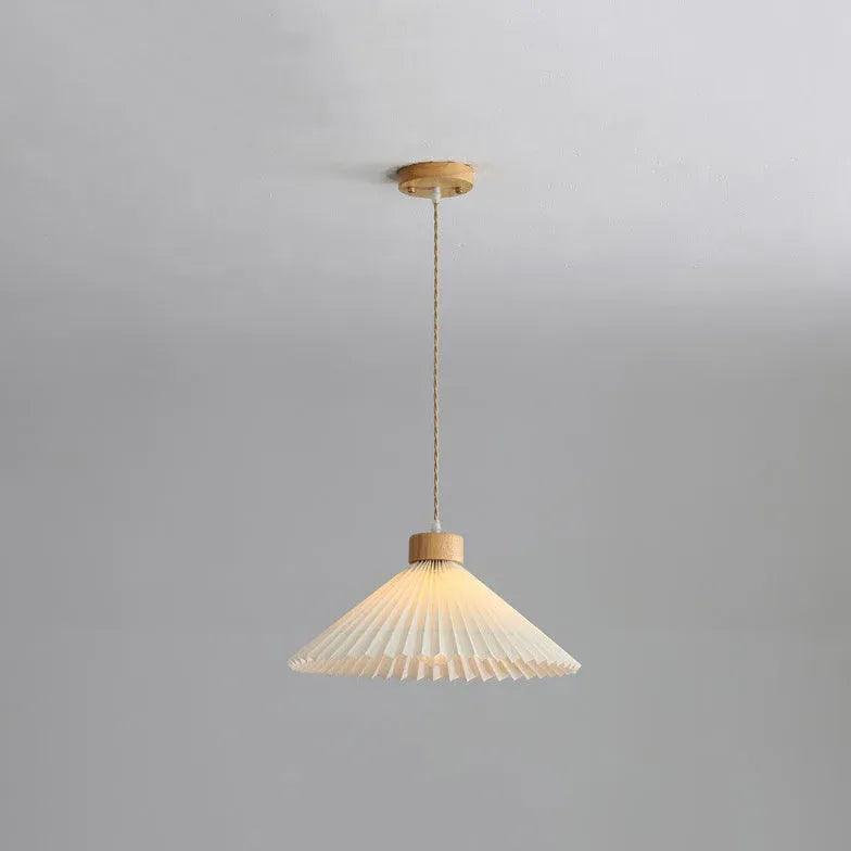 Umbrella Fold Kitchen Wooden Pendant Light - Clowas