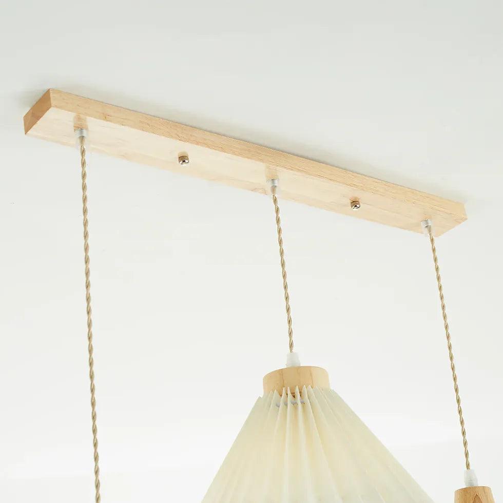 Umbrella Fold Kitchen Wooden Pendant Light - Clowas