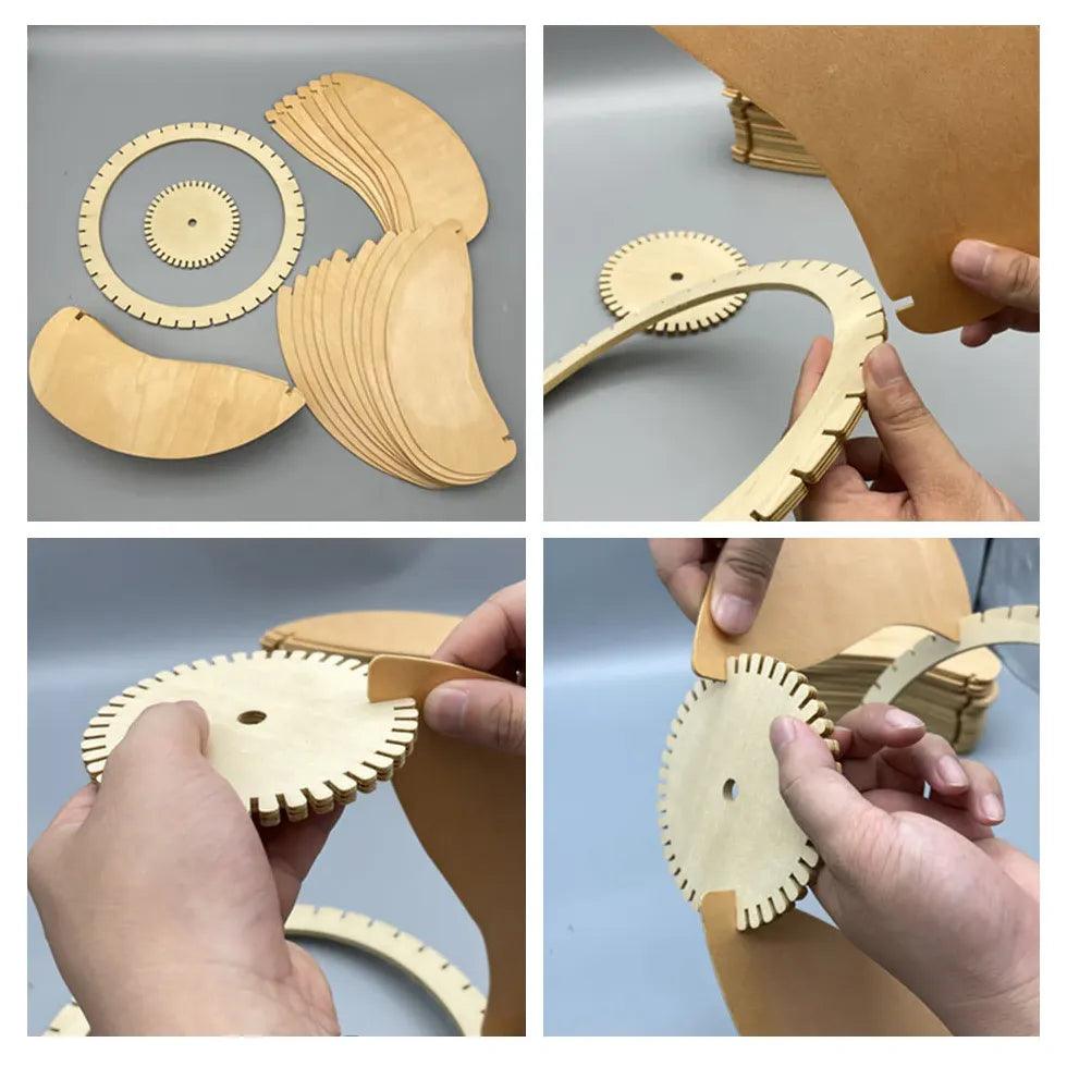 Scallop Balls Kitchen Wooden Pendant Light - Clowas