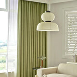 Cloth White Lantern  Modern Pendant Light - Clowas