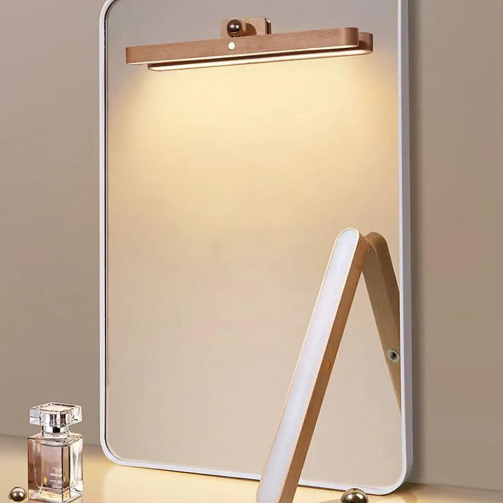 Modern Wooden Led Mirror Lights - Clowas