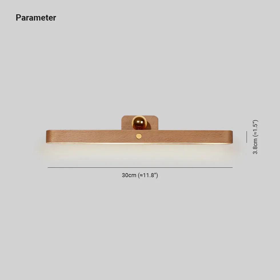 Modern Wooden Led Mirror Lights - Clowas