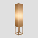 Modern Wood Floor Lamp in Rectangular Shape